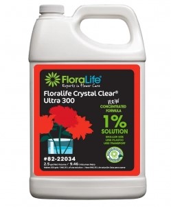 Floralife Crystal Clear Ultra 300 Liquid 2.5 Gallon 