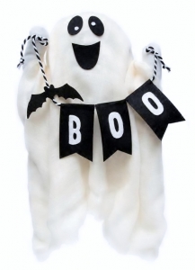 Ghost Holding "Boo" Garland 9"