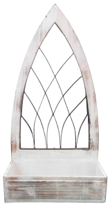 Gothic Window Planter with Liner
13'' x 4.75' x 26"