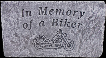 In Memory Of A Biker 18" x 10"