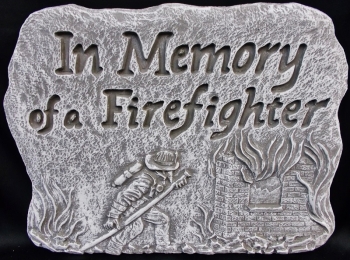 In Memory Of A Firefighter  16'' 12'' 