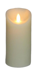 Ivory LED Flickering Flameless Pillar Candle with Timer3 Sizes
Works with Remote 32754