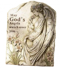 Large Resin Angel Plaque 12" x 16"