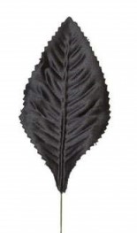 Black Silk Corsage Leaves S/100
 2 Sizes 