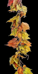 Maple Leaf Pine Cone Garland 6' 