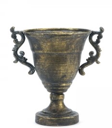 Gold Metal Trophy Urn 7'' x 10'' 
