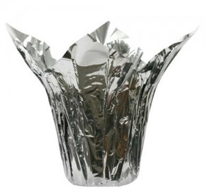 Metallic Silver Plant Kwik Cover  3 Sizes 