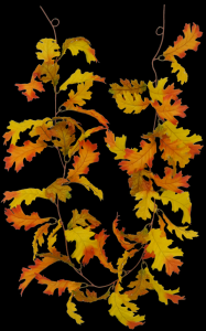 Oak Leaf Garland Gold/Orange 65'' 