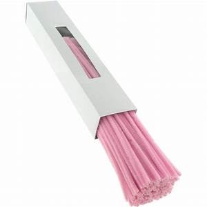 Pink Chenille Stems S/100