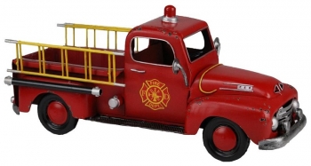 Red Metal Fire Truck with Liner
16", 6" x 4" Liner