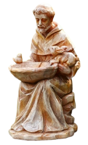 Resin Carved Wood Look Saint Francis
11.5'' 