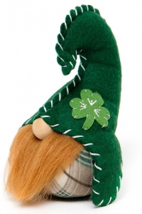 Shamrock Leprechaun Gnome with Hook Hat 9'' 