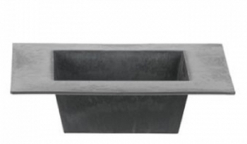 Slate Colored Square Tray S/6
8" x 8", 4.7'' Opening