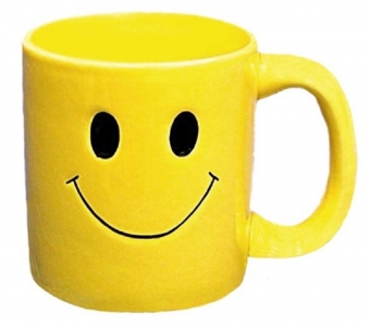 Smiley Face Cup S/6 3.5''