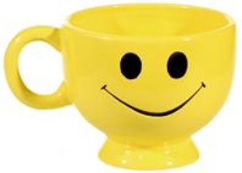 Smiley Face Cup S/6 4.75'' 