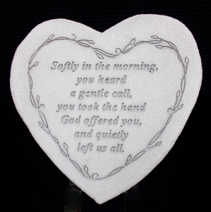 Softly In The Morning Memorial Heart 9''