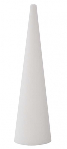 Styrofoam Cone 5'' x 18'' 