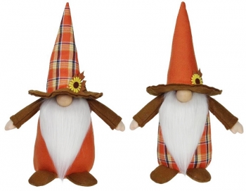 Sunflower Gnome with Feet S/2
12"