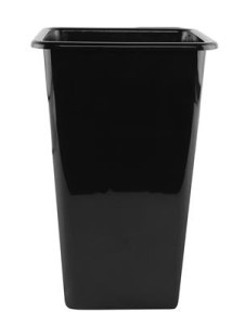 Syndicate Sales Square Black Cooler Buckets 2 Sizes 