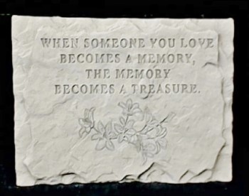 When Someone You Love Becomes a Memory 10'' X 8'' 