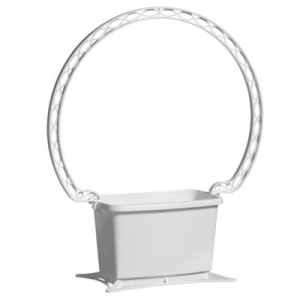 White #91 Rectangular Basket