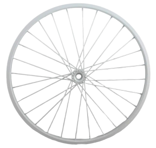 White Decorative Bicycle Rim 16"