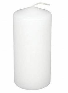 White Event Pack 2.8" Pillar Candles S/12 4 Sizes Unwrapped For Fast Set Up