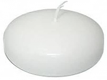 White Event Pack Floating Candles 
2 Sizes Unwrapped For Fast Set Up