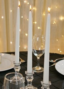 White Event Pack Taper Candles S/144
Unwrapped For Fast Set Up