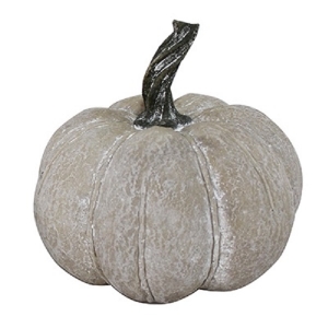 White Resin Pumpkin 2.5" 