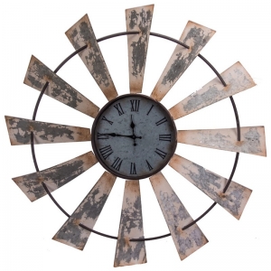 Windmill Blade Wall Clock 36" 
