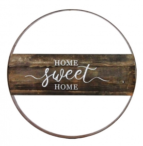 Wood/Metal Home Sweet Home Sign
24" 