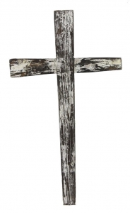 Wooden Rustic Tapered Cross
15" x 26"