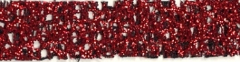 #3 Red Glitter Web 5/8" x 25yd