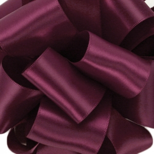 #3 Wine Double Face Satin 5/8" x 50yd!
