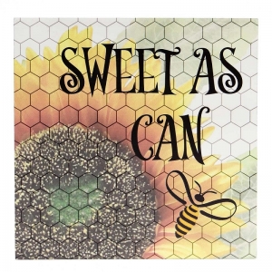 Wooden Sweet As Can Bee Sign

7" x 7"