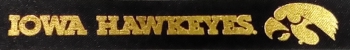 #5 Iowa Hawkeye Ribbon Black
1" x 25yd