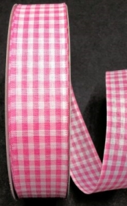 #9 Wired Pink/White Gingham
1.5" x 50yd!