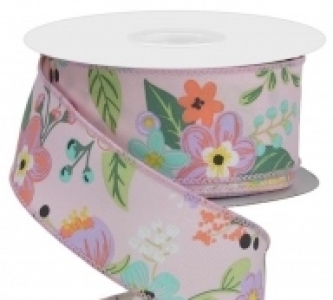 #9 Wired Light Pink Graphic Floral 
