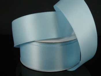 #9 Wired Light Blue Double Face Satin 
1.5" x 25yd