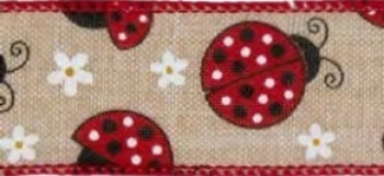 #9 Wired Natural Lady Bug
1.5" x 10yd