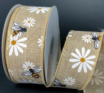 #9 Wired Natural Linen Daisies N Bees
NO LONGER AVAILABLE 