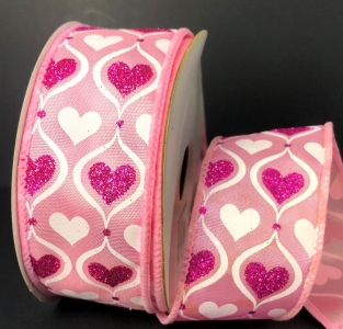 #9 Wired Pink Hourglass Hearts
