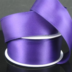 #9 Wired Purple Double Face Satin 
1.5" x 25yd