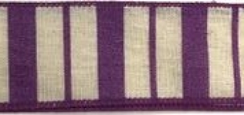#9 Wired Purple Varied Stripes 
1.5" x 10yd