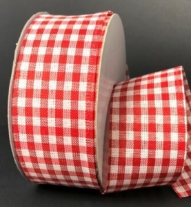 #9 Wired Red Gingham
1.5" x 10yd