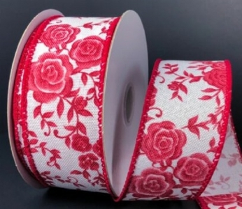 #9 Wired Red Ombre Roses
1.5" x 10yd