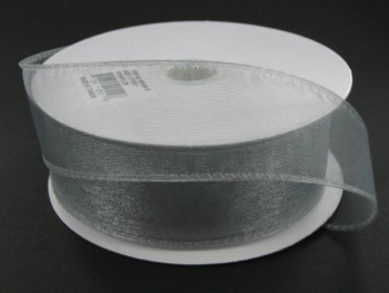 #9 Wired Silver Sheer 1.5" x 25yd
