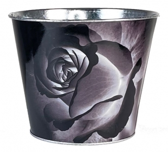 Black/White Rose Pot Cover
2 Sizes