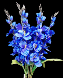 Large Blue Gladiolus x 6 
32"